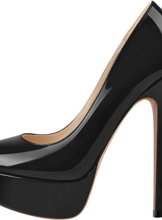 Women's Double Platform Stiletto High Heel Pumps