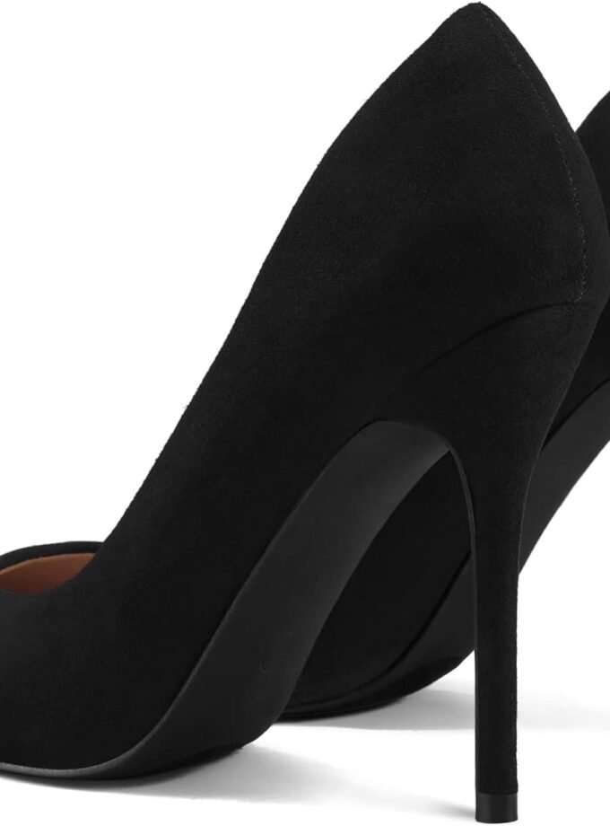 Women's High Heels Pumps Closed Pointed Toe Stiletto 4IN Heels Dress Wedding Shoes