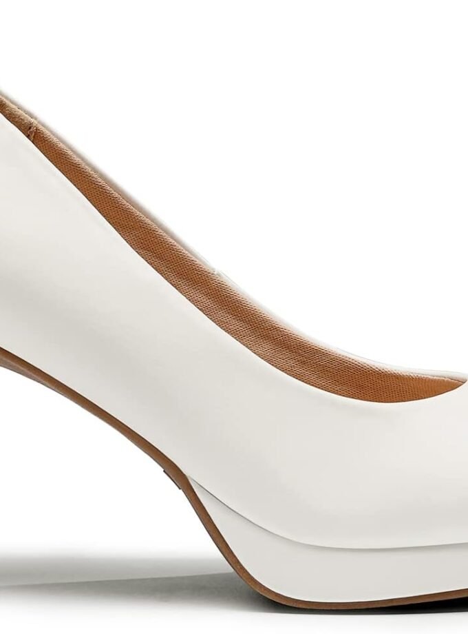 Women's Pumps Close Toe Low Heels Platform Heels Comfortable Office Work Dress Shoes for Women