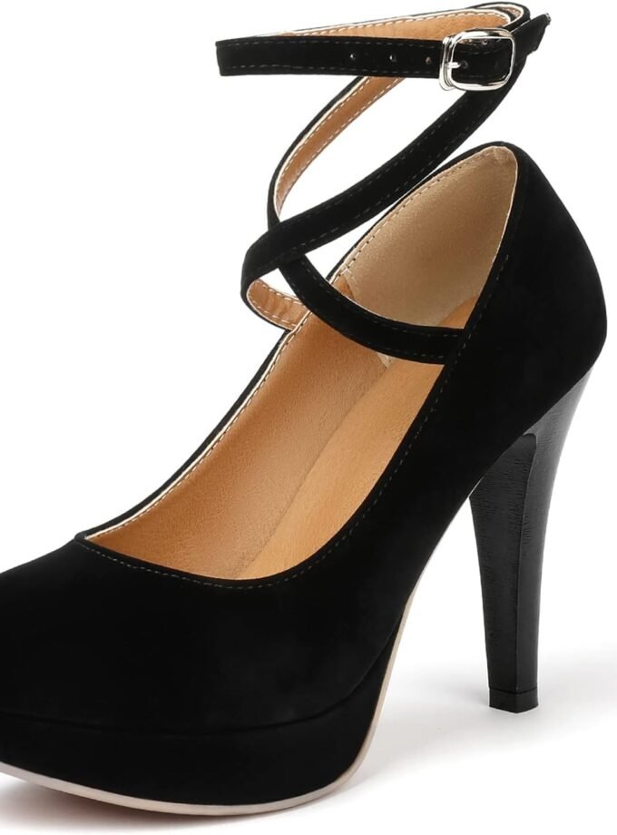 Fashion Vintage Womens Small Bowtie Platform Pumps Ladies Sexy High Heeled Shoes