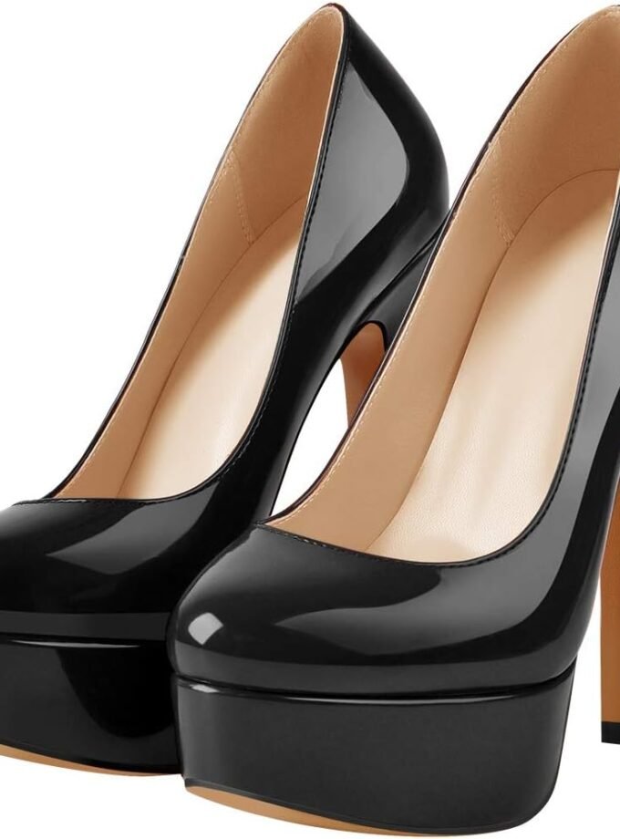 Women's Double Platform Stiletto High Heel Pumps