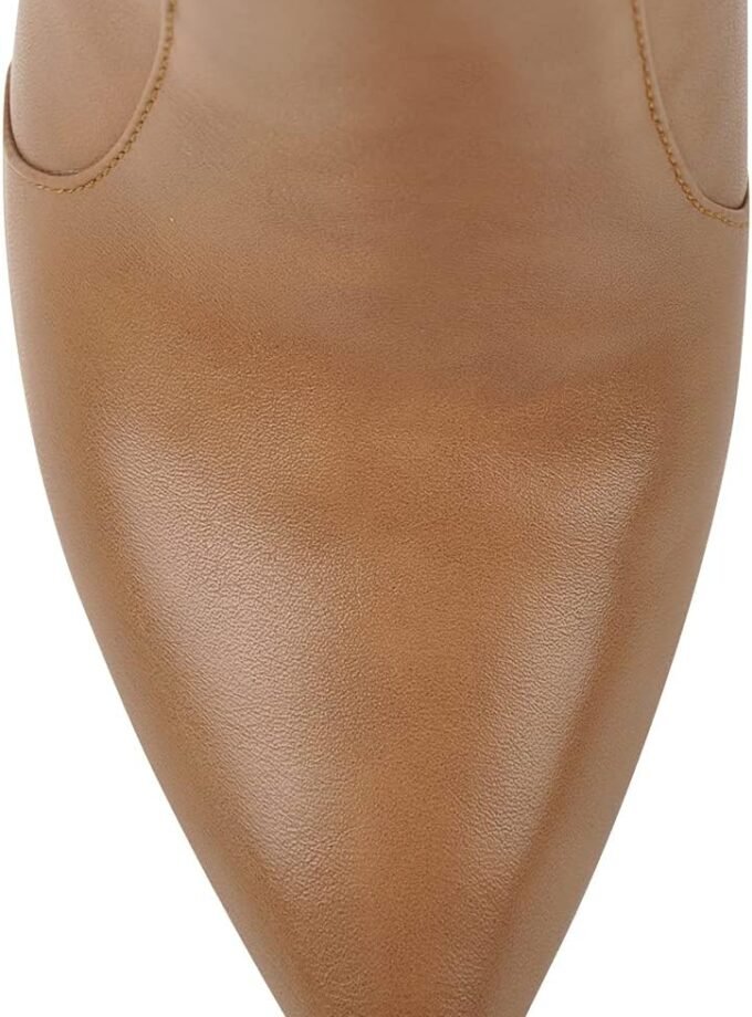 Women's Pointed Toe Under the Knee High Boots Stiletto High Heels