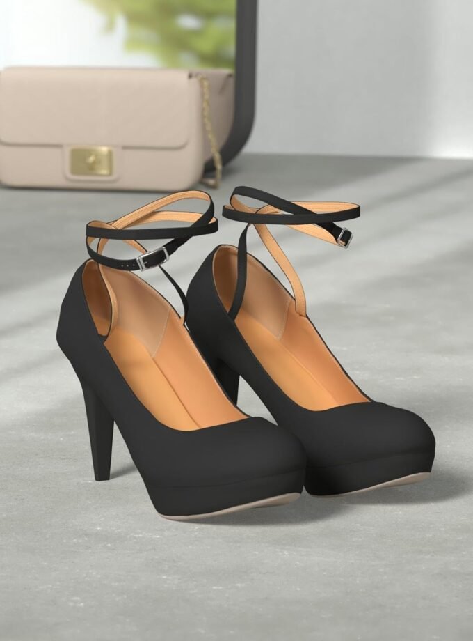 Fashion Vintage Womens Small Bowtie Platform Pumps Ladies Sexy High Heeled Shoes